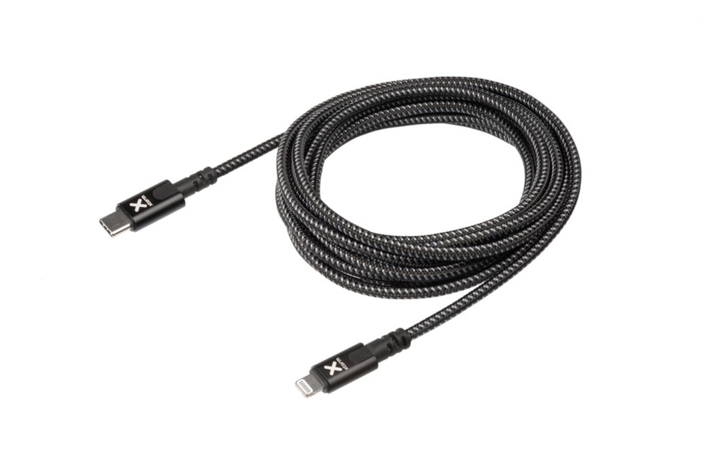 Xtorm Kabel Original USB C auf Lightning 3m schwarz