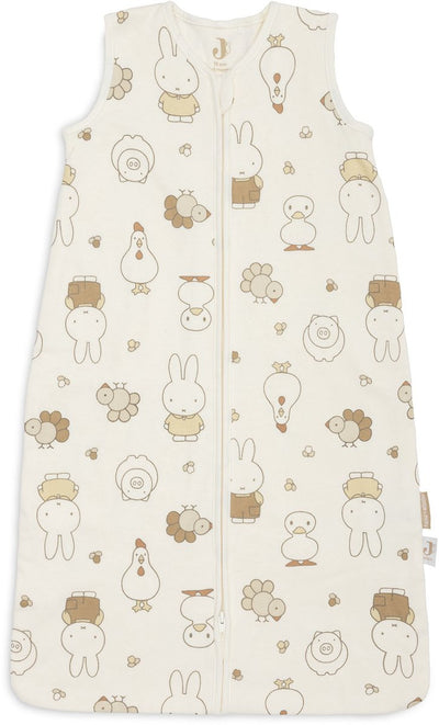 Jollein Schlafsack Baby ärmellos 70 cm – Jersey – Miffy Family Farm