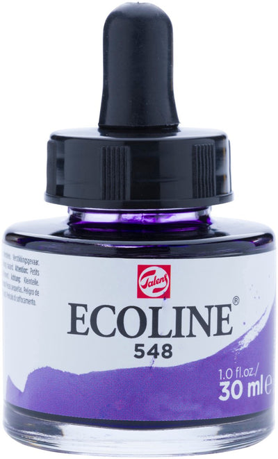 Ecoline • flüssige Aquarellflasche 30 ml blau-violett 548