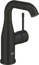 Grohe Essence New M-Size Waschtischmischer – Schwenkauslauf – Aquaguide – Push-Open – Mattschwarz