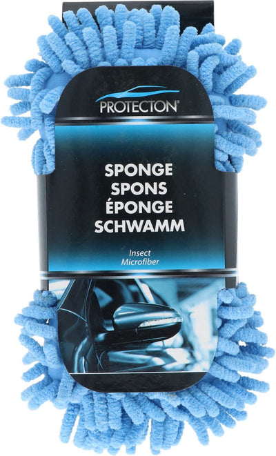 Protecton Mikrofaser-Insektenschwamm – 2-in-1-Lösung – Seite mit Mikrofaserfäden für maximale Reinigung – Seite zum Entfernen von Insekten – hohe Saugfähigkeit – 24 x 11 x 6 cm