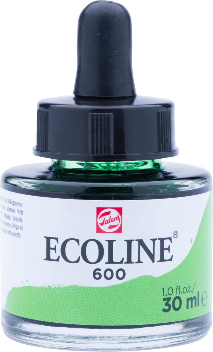 Ecoline • flüssige Aquarellflasche 30 ml grün 600
