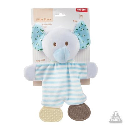 Toi-toys Little Stars Baby-Knistertuch + Beißring