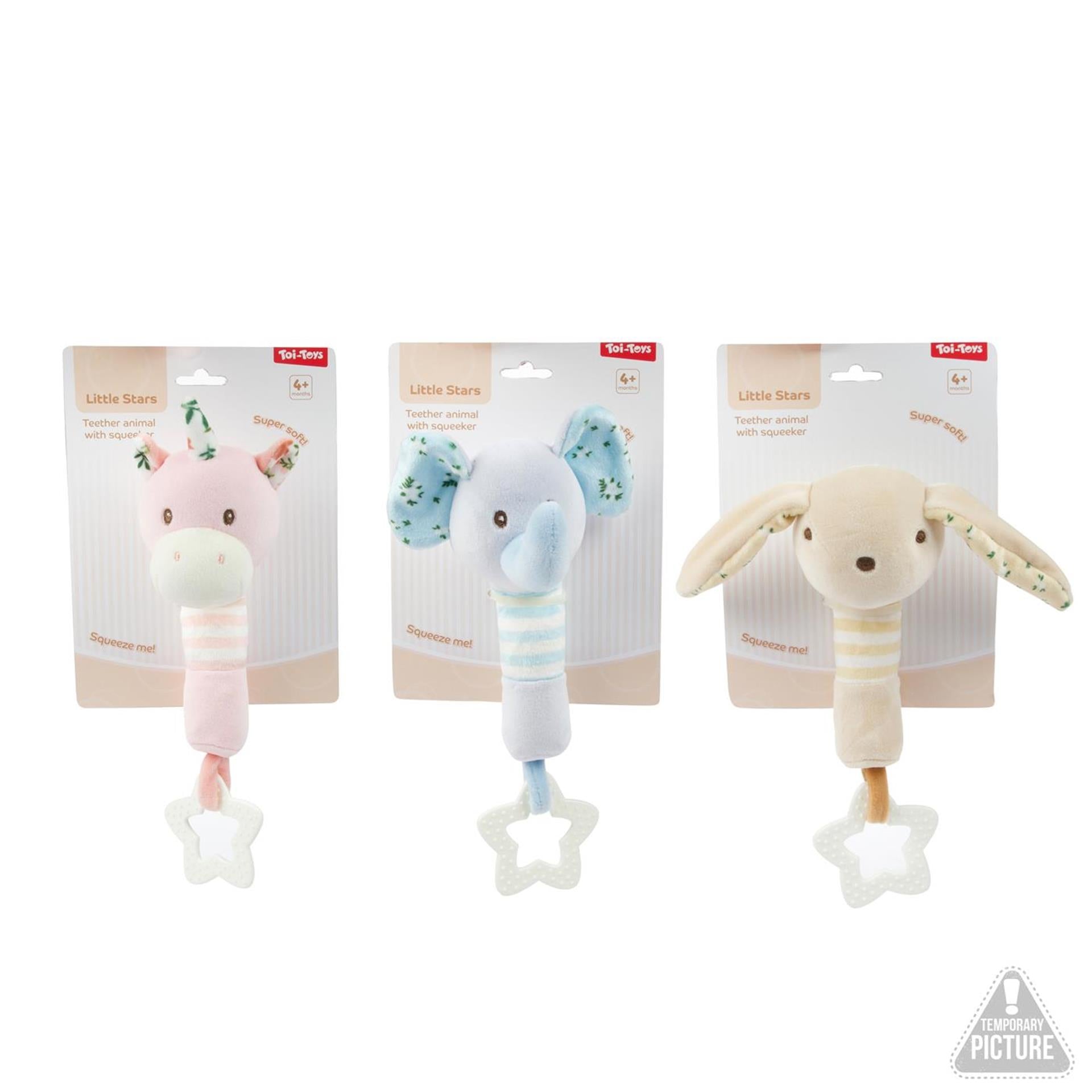 Toi-toys Little Stars Babyrassel + Beißring