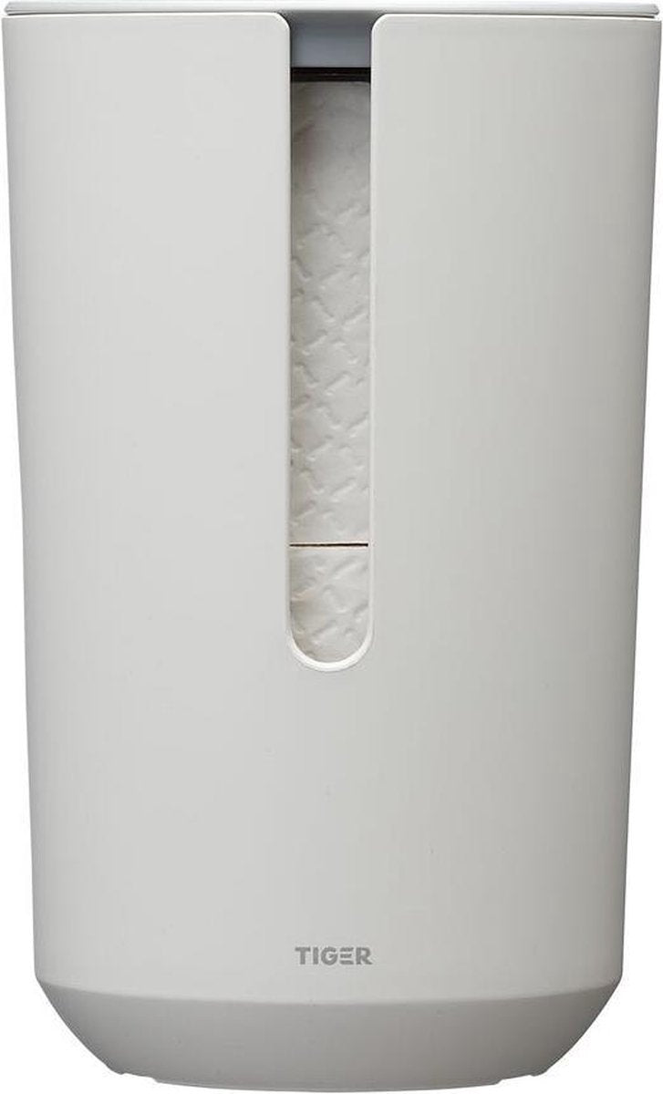 Tiger tess - spare roll holder with lid - freestanding - white light gray