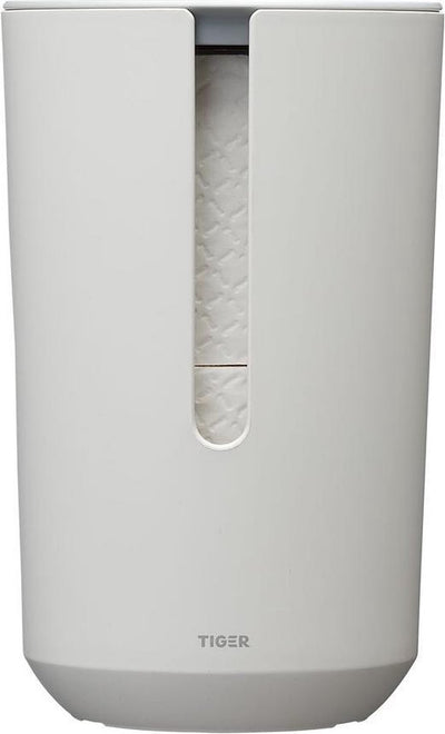 Tiger tess - spare roll holder with lid - freestanding - white light gray