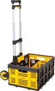 Stanley faltbarer Sackkarre SXWTD-FT501 – max. 60 kg – mit Kistenhalter – leichtes Aluminium – 40 x 41 x 100 cm – schwarz gelb