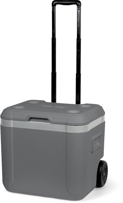 Steamy Cool 52 Roller – große Kühlbox auf Rädern – 52 Liter – Grau