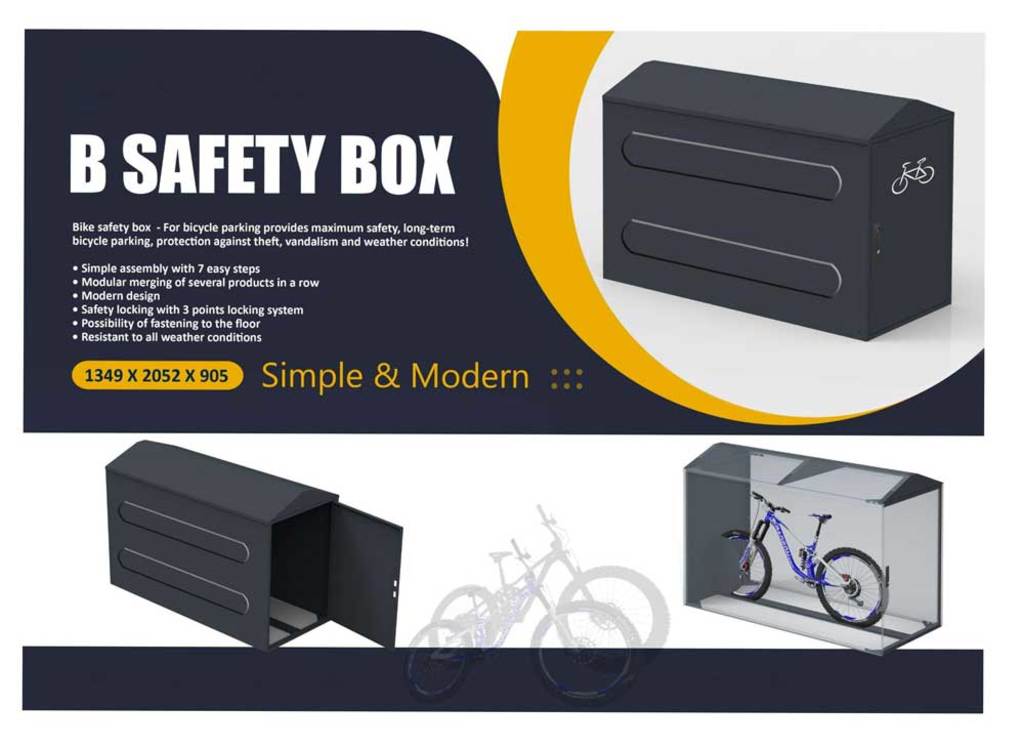 Markenloser Fahrradschließfach Fahrrad-Sicherheitsbox *bestellen*