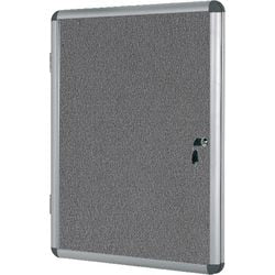 Vitrine bi.office magnetisch vt630103150 aluminium abschließbar