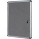 Vitrine bi.office magnetisch vt630103150 aluminium abschließbar