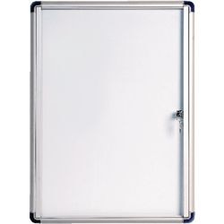 Vitrine bi.office magnetisch weiß, transparent