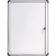 Vitrine bi.office magnetisch weiß, transparent