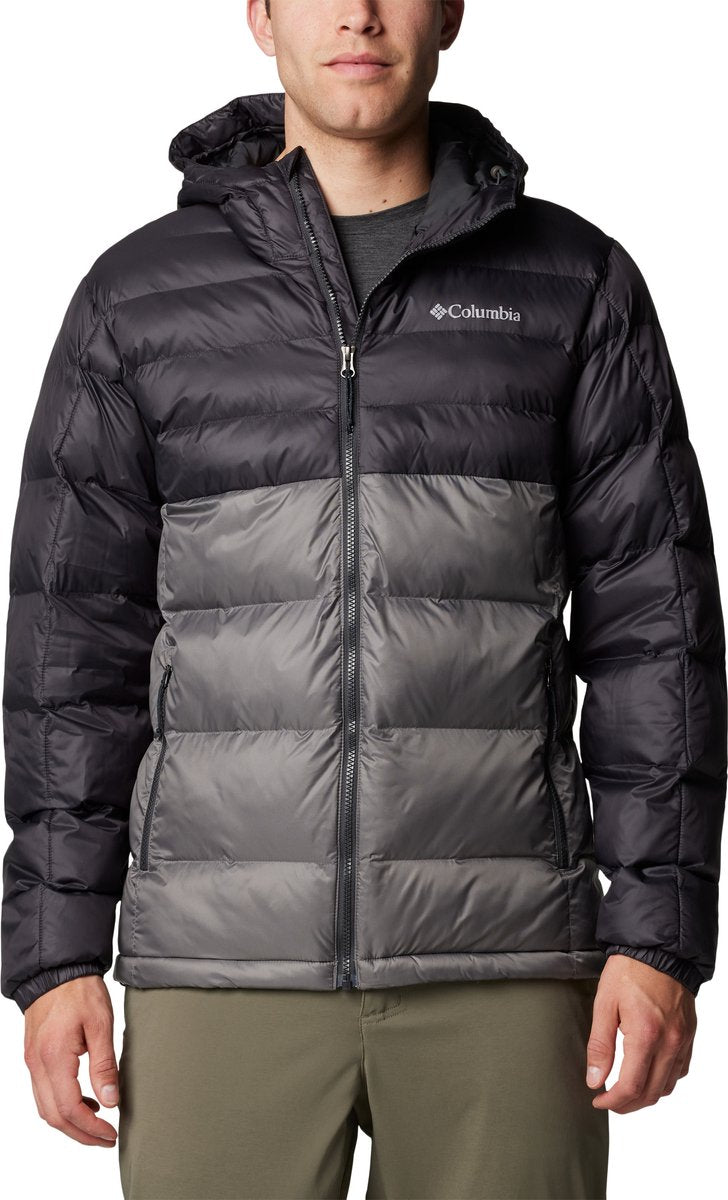 Columbia Buck Butte™ II Insulated Hooded Jacket Herren Outdoorjacke – City Grey, Shark