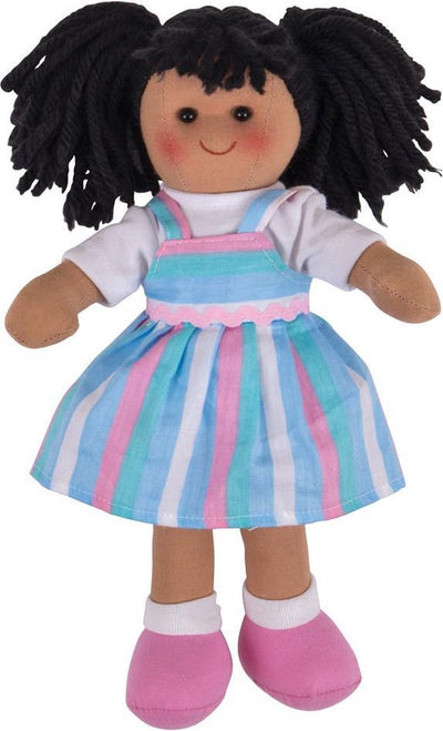 Bigjigs Stoffpuppe Kira – 28 cm