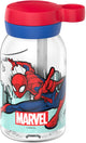 Mepal Trinkflasche mit Strohhalm Campus – 450 ml – Wasserflasche Kinder – auslaufsicher – hygienischer Drehdeckel – Spiderman