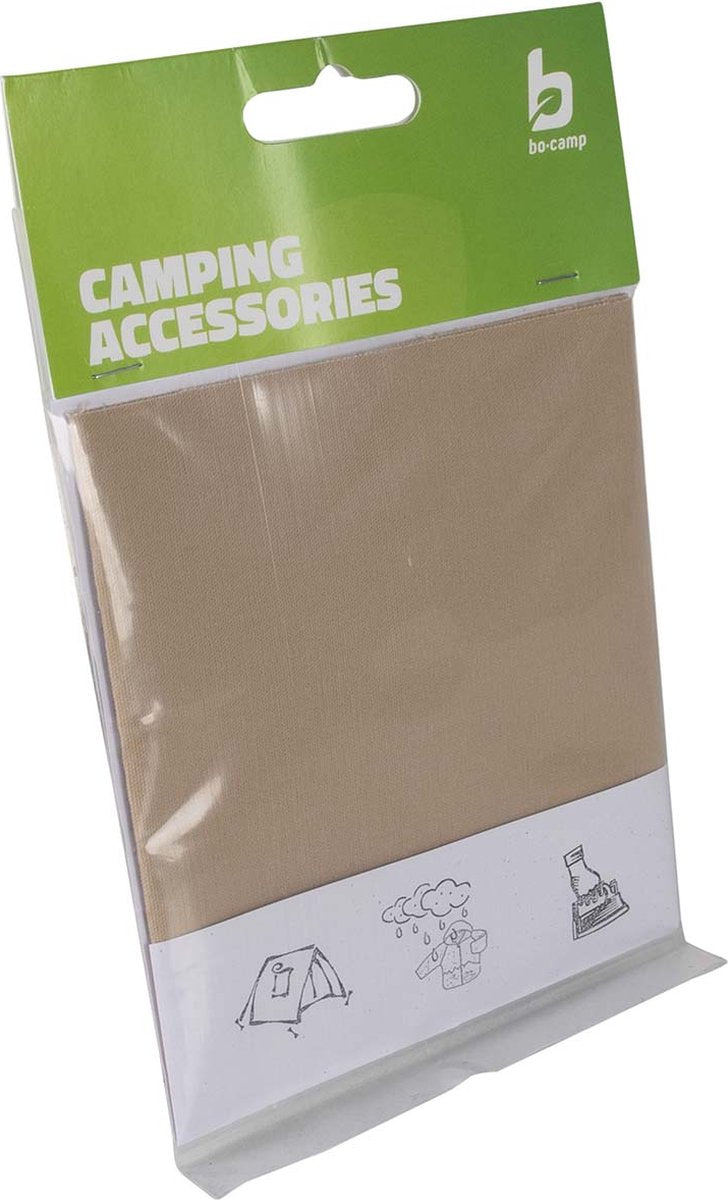 Bo-Camp - Reparaturtuch - zum Aufbügeln - Baumwolle - Beige