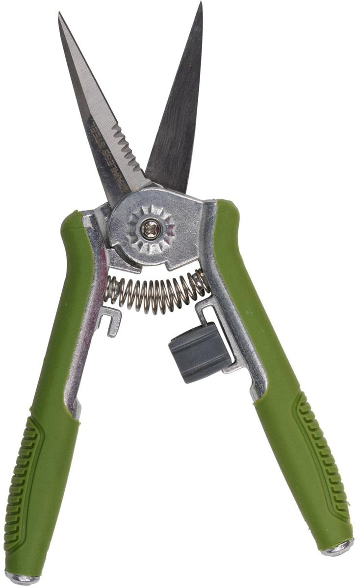 Kinzo Gartenschere Astschere – Blumenschere mit rutschfestem Griff – max. 4 mm - 17 cm