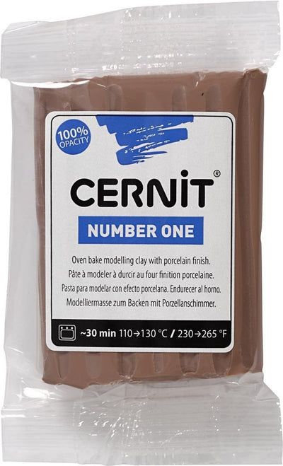 Kreativfirma Cernit Mountain Klei Taupe, 56 Gramm
