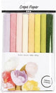 Krepppapier Pastellfarben, 8 Blatt