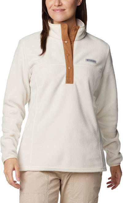 Columbia Benton Springs™ 1 2 Snap Pull Over II Outdoor-Pullover für Damen – Kreide, Kamelbraun
