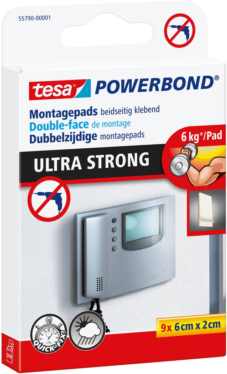 Quantore Montagetape Tesa PowerBond Extra starke doppelte Seite