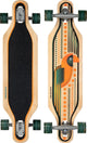 Nijdam Longboard Drop-Through 36 – Echo Coco – Holz – Schwarzorange