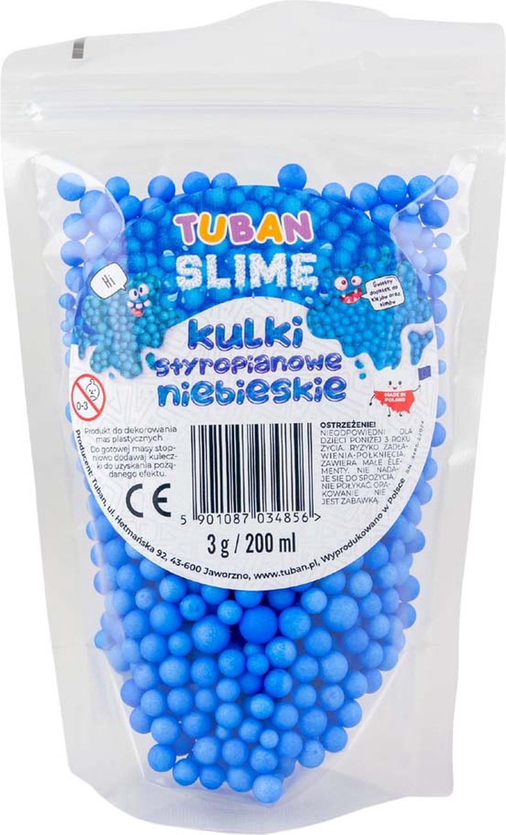 Tuban - Styroporkugeln – blau 200 ml