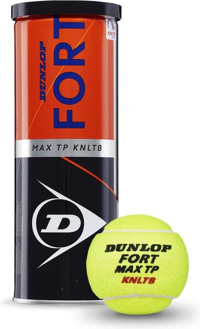 Dunlop – Fort Max TP Knltb – Tennisbälle – gasgefüllt – 3 Bälle
