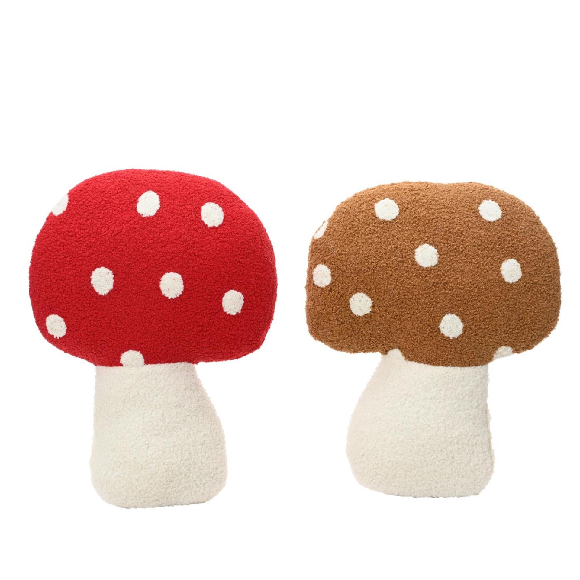 Decoris Kissen Pilz Polyester 37x32x5cm