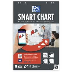 Flipchart-Papier Oxford Smart Chart weiß 3er-Pack
