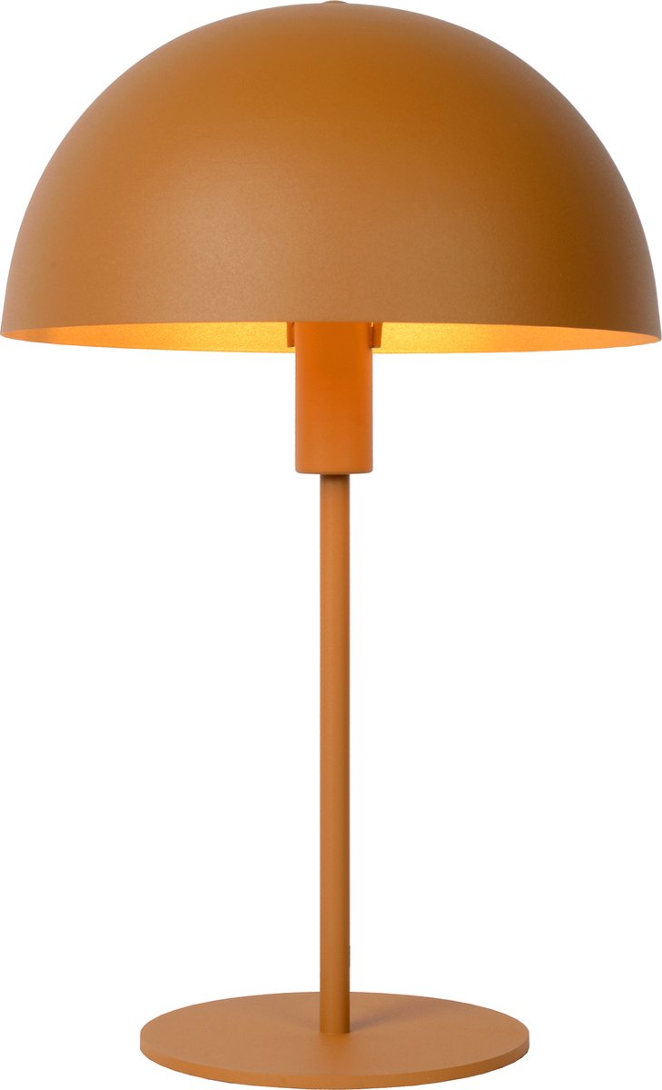 Lucide Siemon - Tischlampe - ø 25 cm - 1xe14 - Ockergelb