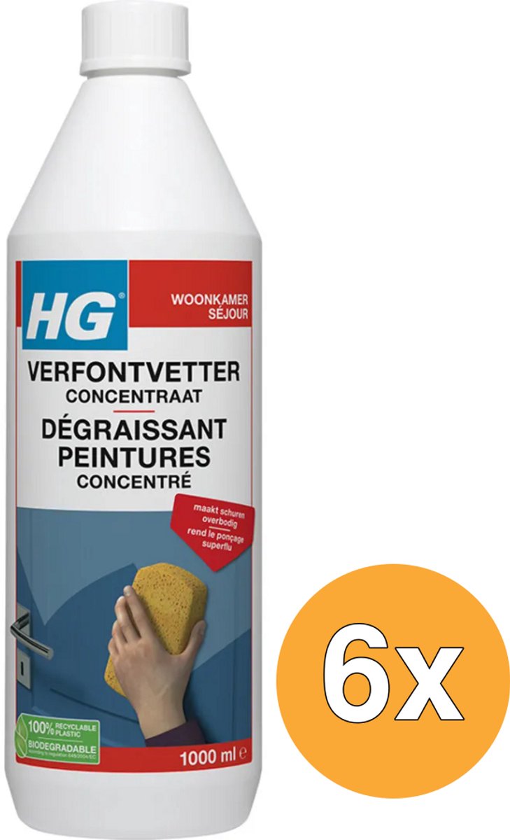 Hg Lackentfetter-Konzentrat – 6 x 1 Liter – Vorteilspack