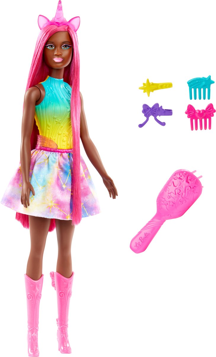 Mattel Fashion Doll Meerjungfrau mit langem Haarrosa