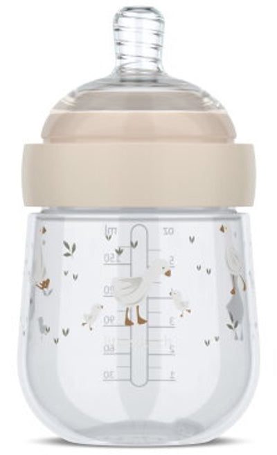 Mepal Mio Babyflasche Little Dutch – 165 ml – Anti-Kolik – Spiraldesign verhindert Verstopfen – medizinisches Silikon – Little Goose
