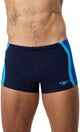 Speedo Solid Splice Aqua Short Herren-Sportbadehose – Marineblau
