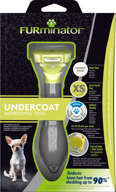 Furminator enthaart Hundeunterwolle XS kurzes Haar