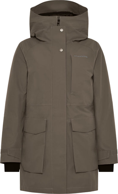Didriksons Harriet WNS Parka Damen Outdoorjacke – Mokkabraun