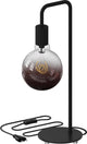Calex u-line Tischlampe - Industrie - E27-Fassung - Schwarz - exkl. Lichtquelle