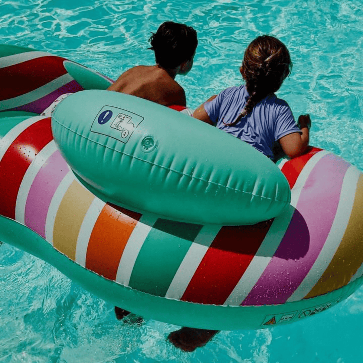 Farbschub | Mehrfachgelenktes Schwimmbad Ø 190 cm