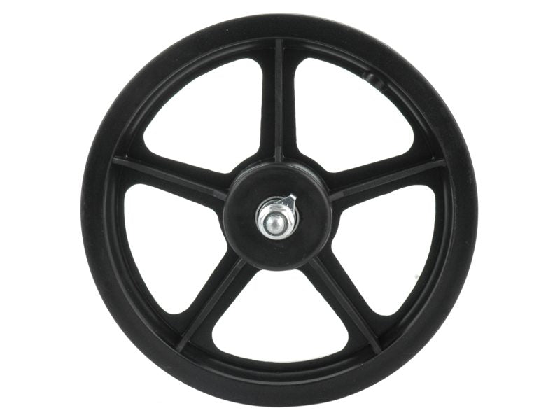 HZB -Vorderrad 12 -Zoll -Etro 203 Plastikschwarz Fixes Achse
