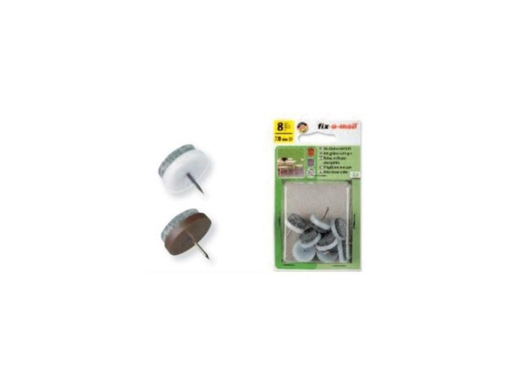Fix-o-moll Filzgleiter ø28mm grau