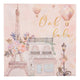 Clayre Eef Serviette Paris Pink 20 Stück