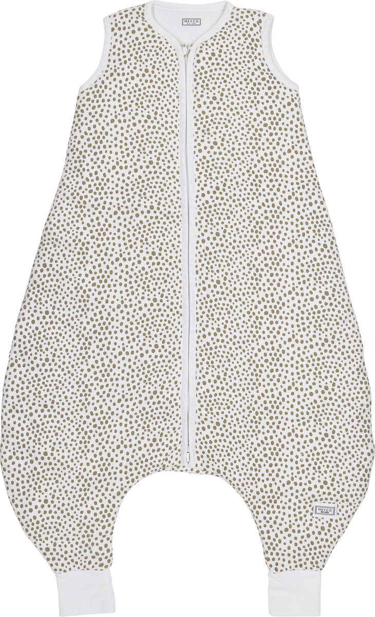 Meyco Baby-Geparden-Baby-Winterschlaf-Overall-Pullover – Taupe – 80 cm – 2,0 Tog