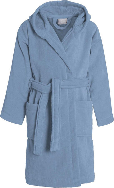 Seepferdchen - rein - Kinderbademantel - Denim - 134 140