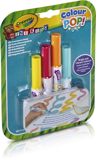 Crayola – Mini Kids – Hobby-Paket – Farb-Pop-Marker für Kinder – waschbare Farbmatten-Nachfüllung