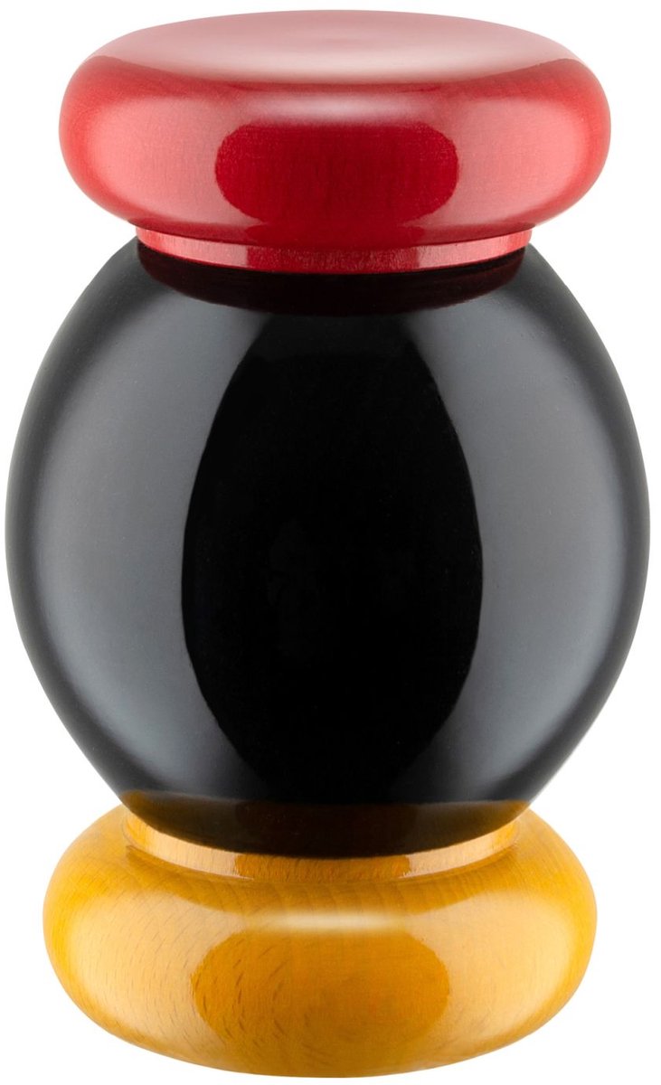 Alessi Pfeffermühle Ball Twergi – ES18 – Schwarz – von Ettore Sotsass