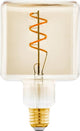 Eglo LED-Lampe - E27 - ø 9,5 cm - Bernstein - quadratisch - 1600k - dimmbar