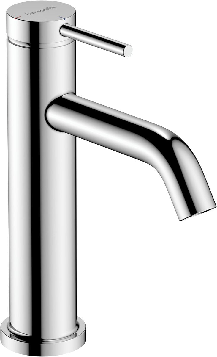 Hansgrohe tecturis s – Waschtischarmatur – Einhebelbedienung – Kaltstart energiesparend – ohne Ablaufgarnitur – 110 mm Größe – Chrom