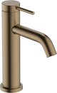 Hansgrohe tecturis s – Waschtischarmatur – Einhebelbedienung – Kaltstart energiesparend – ohne Ablaufgarnitur – Größe 110 mm – gebürstete Bronze